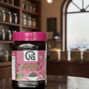 Premium Gulkand with Honey – Rose Petal Sweet Preserve | Natural Saffron