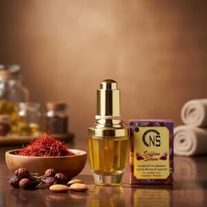 Premium Kashmiri Saffron Glow Serum – Natural Radiance Face Serum