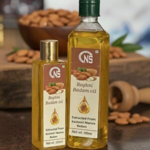 Premium Roghani Badam Oil – Pure Sweet Almond Oil | Cold-Pressed Kashmiri Quality