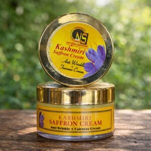 Premium Kashmiri Saffron Face Cream – Natural Glow & Deep Nourishing Moisturizer